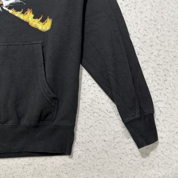 Universal Studios Mens Small Back To The Future Black Pullover Hoodie Sweatshirt - Picture 6 of 14